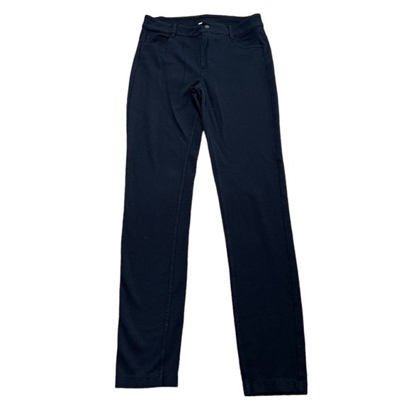 Athleta Black Ponte Skinny Pants STYLE 439153 sz 4 - Picture 3 of 10